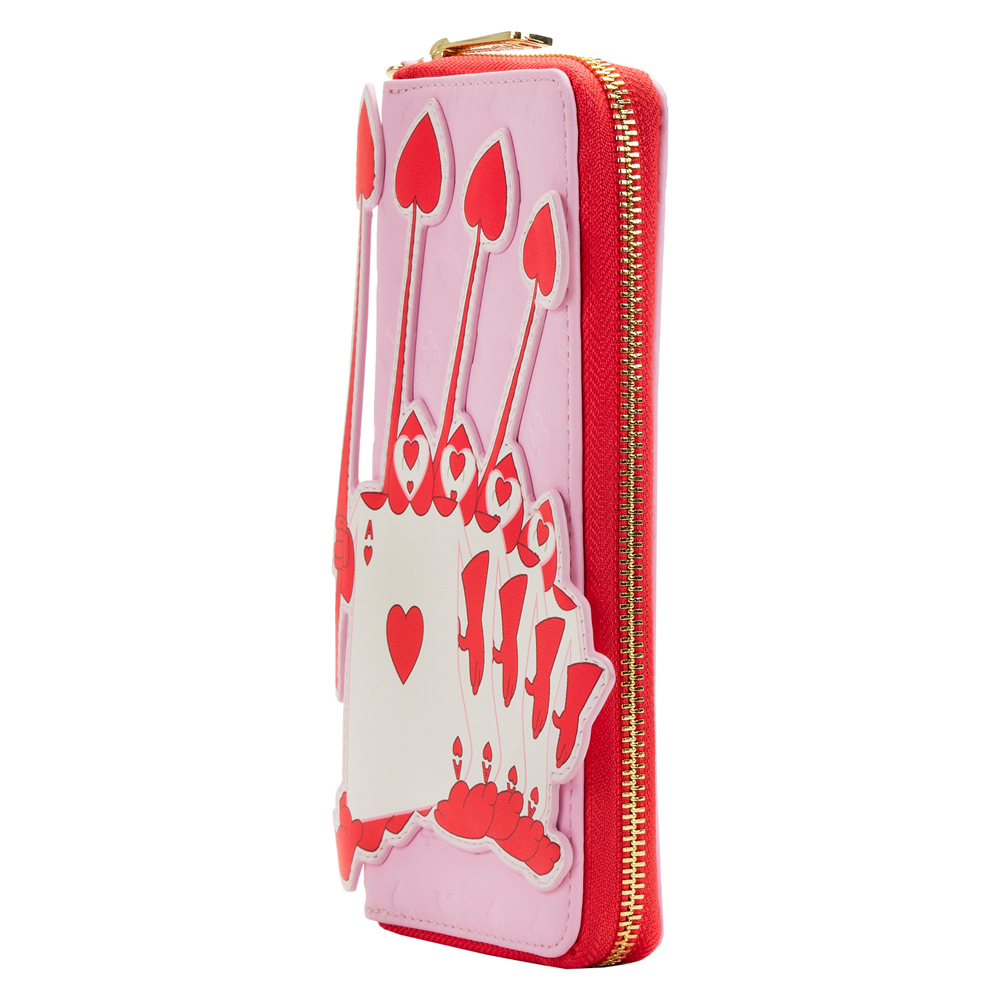 Loungefly: Disney Alice in Wonderland - Aces Of Hearts Zip Around Wallet