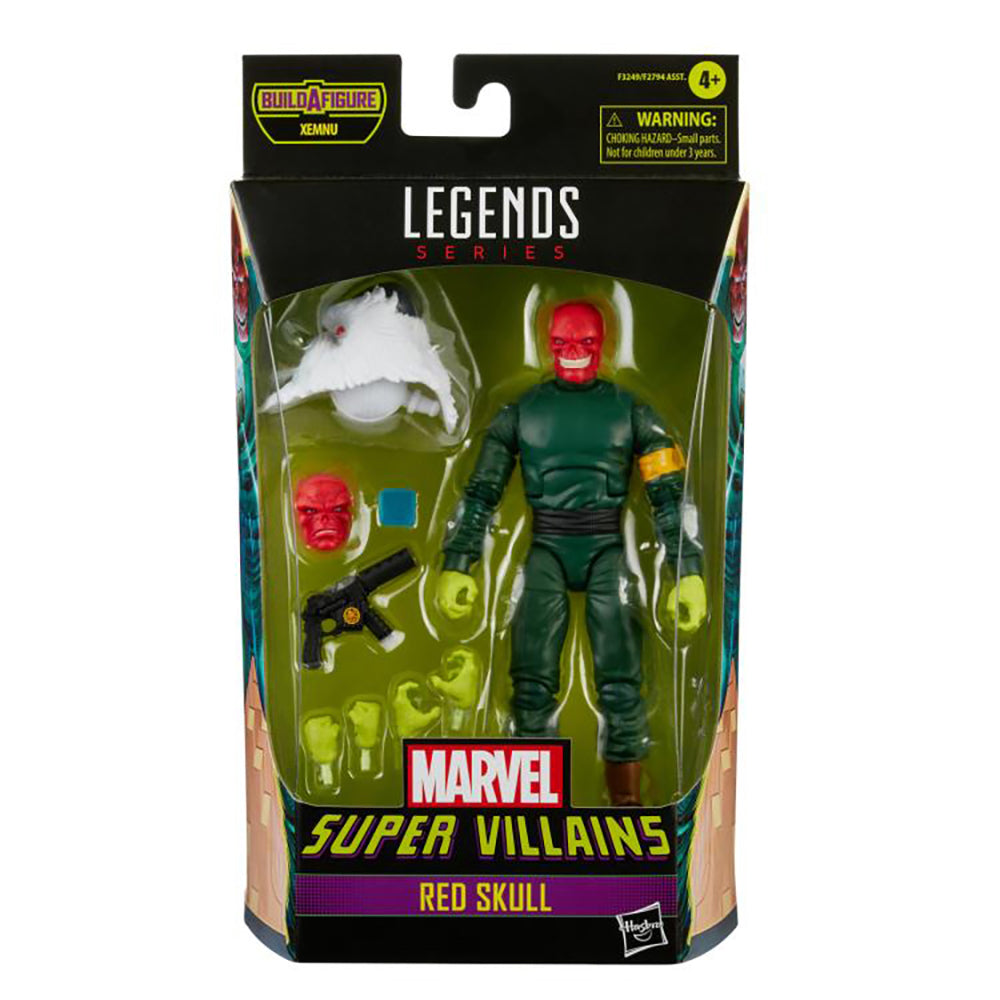 Super Villians Marvel Legends - Red Skull 6-Inch Action Figure (Xemnu Build-A-Figure)