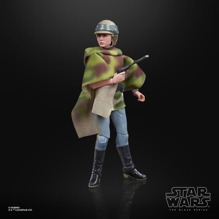 Star Wars: The Black Series - Leia Organa (Endor Battle Poncho) (Return of the Jedi) 6-Inch Action Figure