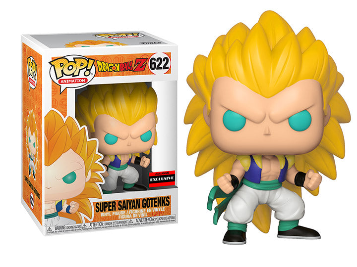 FU40450 Funko POP! Dragon Ball Z - Super Saiyan 3 Gotenks Vinyl Figure #622 AAA Anime Exclusive (NOT 100% MINT)