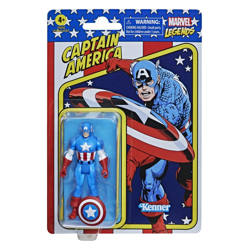 Retro Collection Marvel Legends - Captain America 3.75-inch Action Figure