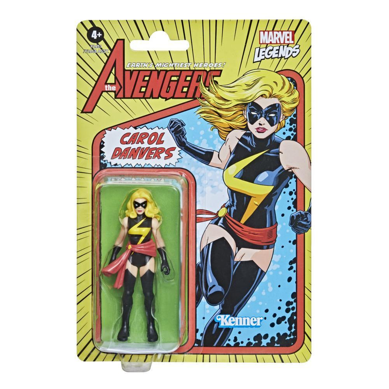 Retro Collection Marvel Legends - Carol Danvers 3.75-inch Action Figure
