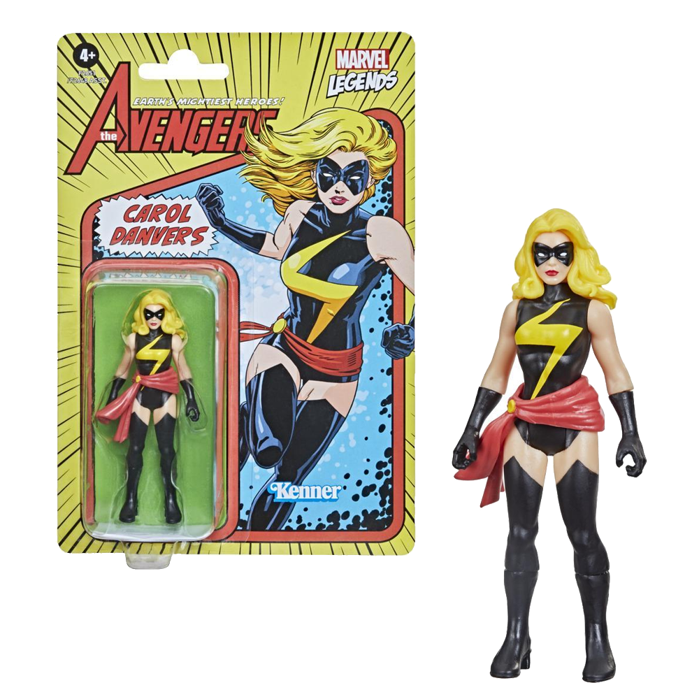 Retro Collection Marvel Legends - Carol Danvers 3.75-inch Action Figure