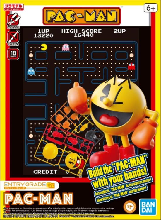 Bandai Spirits: Pac-Man - Pac-Man Entry Grade Model Kit