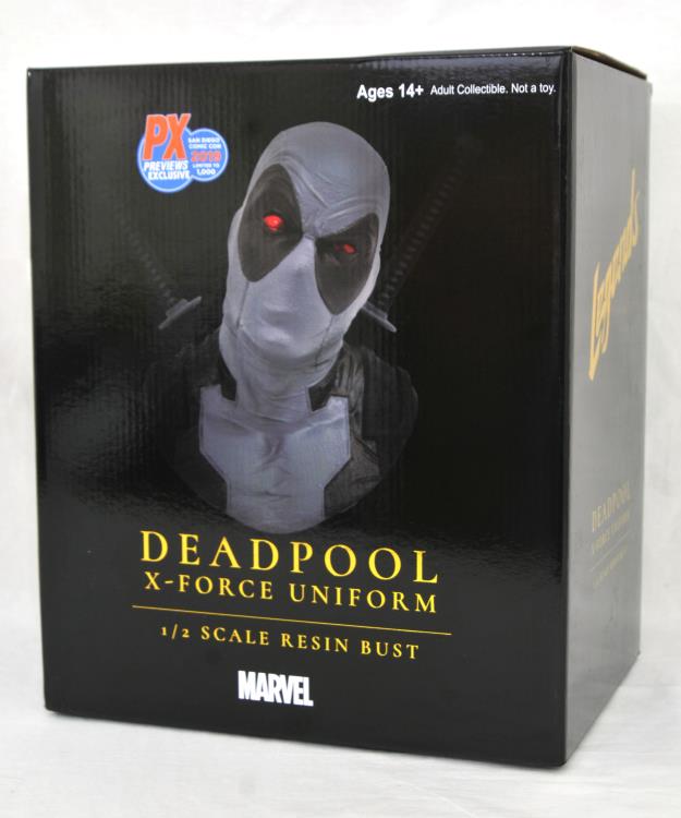 Diamond Select Toys: Marvel - X-Force Deadpool 1/2 Scale Bust Preview Exclusive (2019 SDCC)