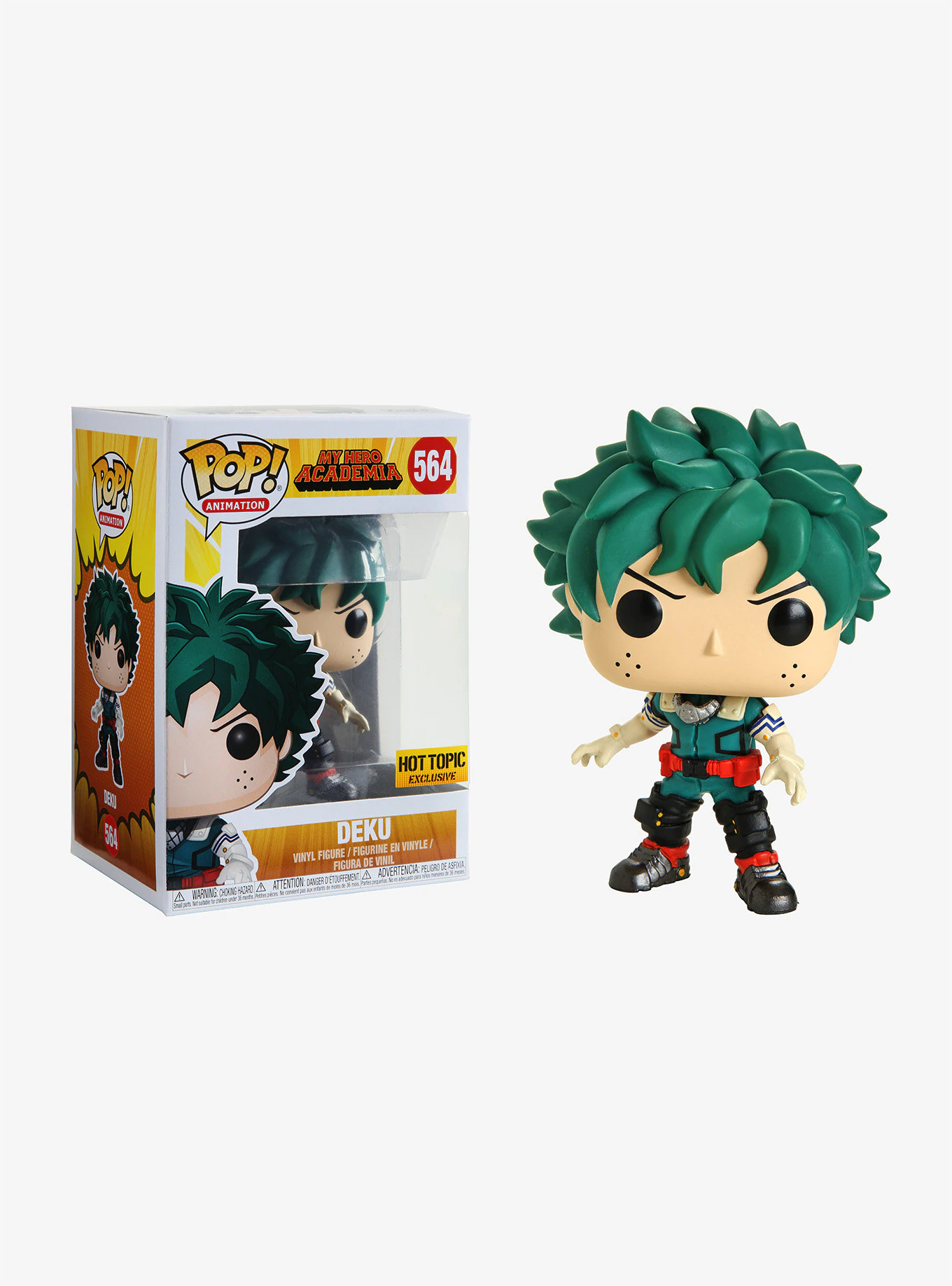 FU38518 Funko POP! My Hero Academia - Deku Vinyl Figure #564 Hot Topic Exclusive (NOT 100% MINT)