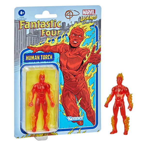 Retro Collection Marvel Legends - Human Torch 3.75-inch Action Figure