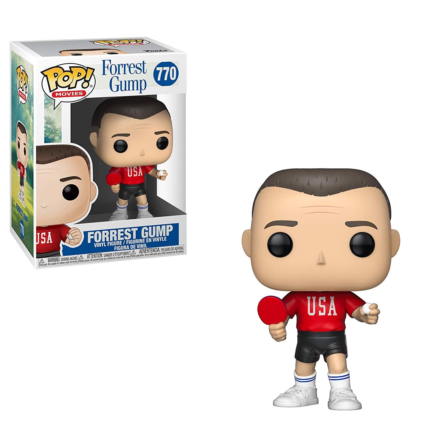 FU40205 Funko POP! Forrest Gump - Forrest Gump in Ping Pong Outfit Vinyl Figure #770