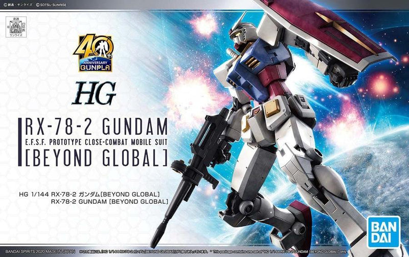 Bandai Spirits: Gundam (Beyond Global) - HG 1/144 Gundam RX-78-2 Model Kit