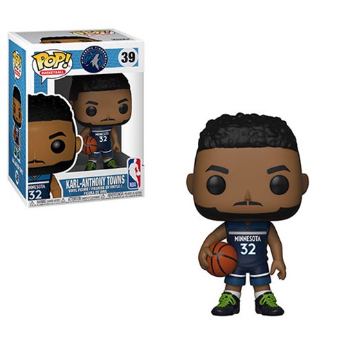 FU34453 Funko POP! NBA: Timberwolves - Karl-Anthony Towns Vinyl Figure #39