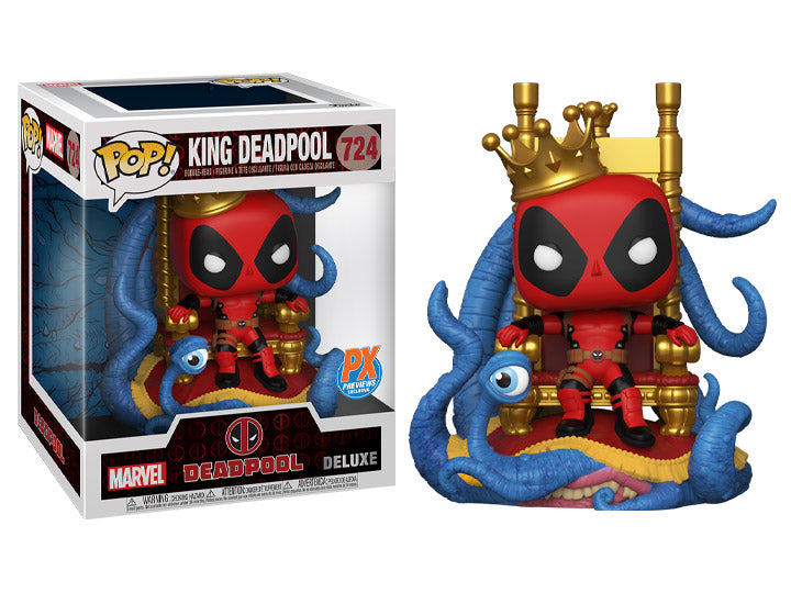 DC52266 Funko POP! Marvel Heroes - King Deadpool 6-Inch Vinyl Figure Previews Exclusive (PX) [READ DESCRIPTION]