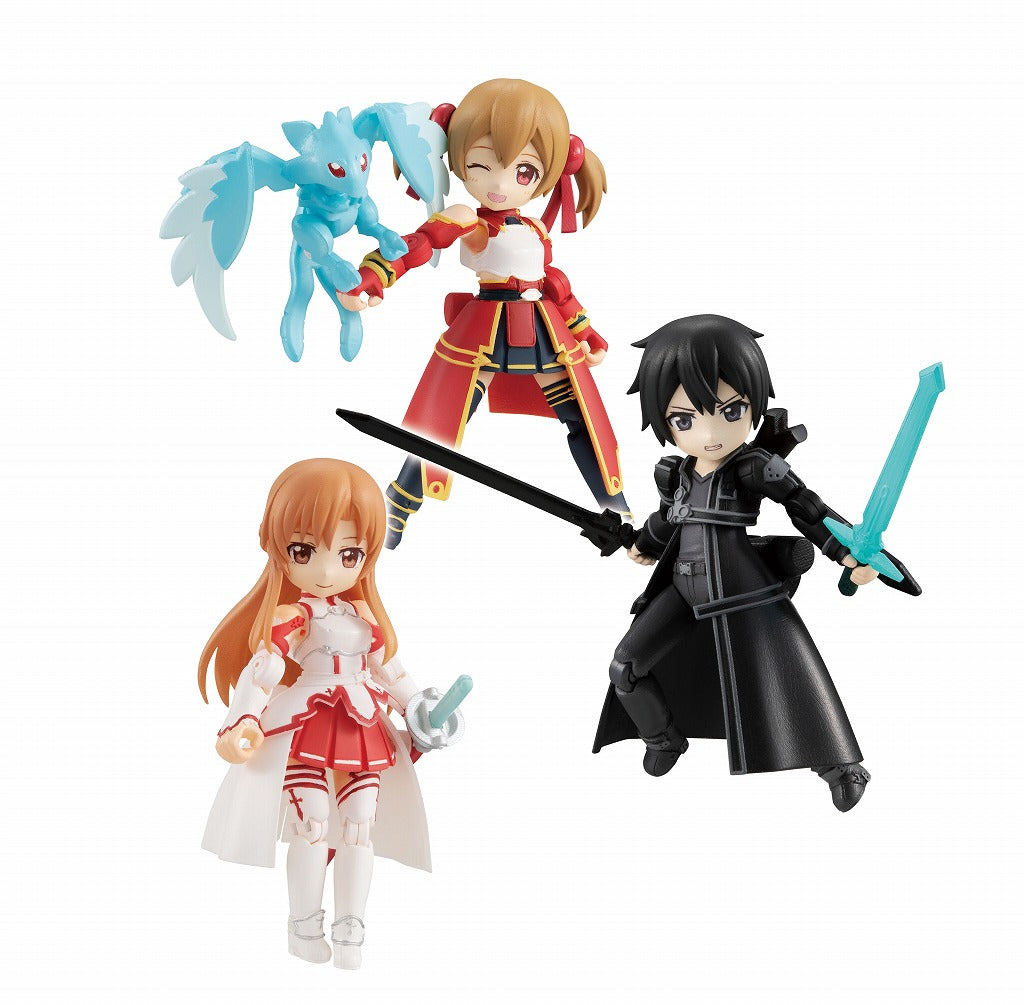 Megahouse: Sword Art Online: Desk Top Army - Box of 3 Figures Asuna Ki