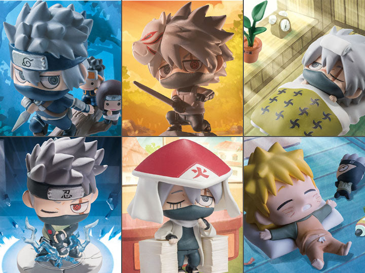 Megahouse Petit Chara Land: Naruto Shippuden - Kakashi Hatake Special Box of 6 Figures