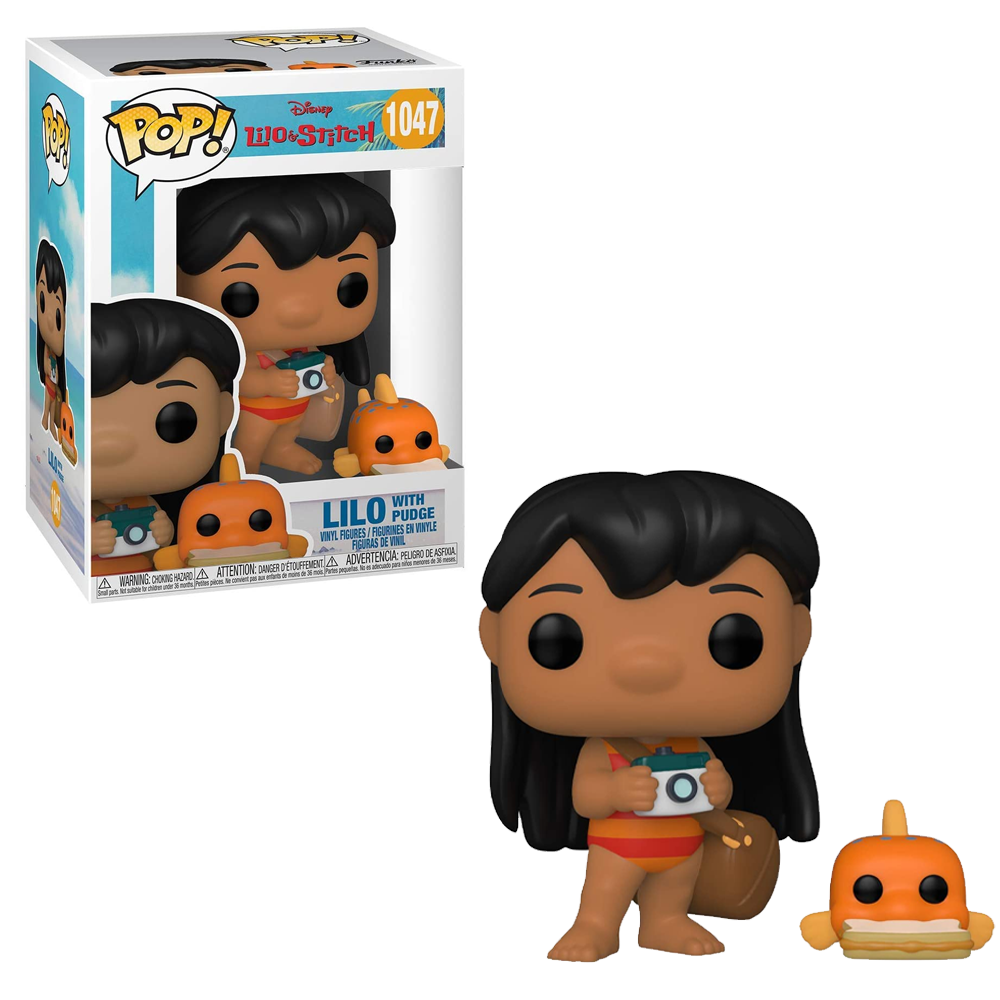 FU55621 Funko POP! Disney: Lilo and Stitch - Lilo with Pudge Vinyl Figure #1047