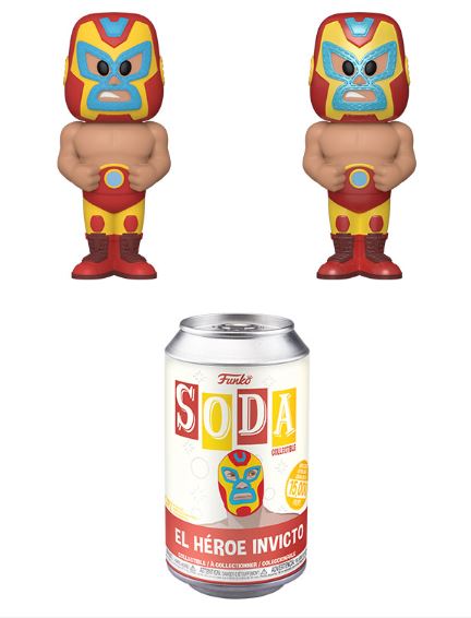 FU54506 Funko Vinyl SODA: Luchadores - Iron Man Vinyl Figure