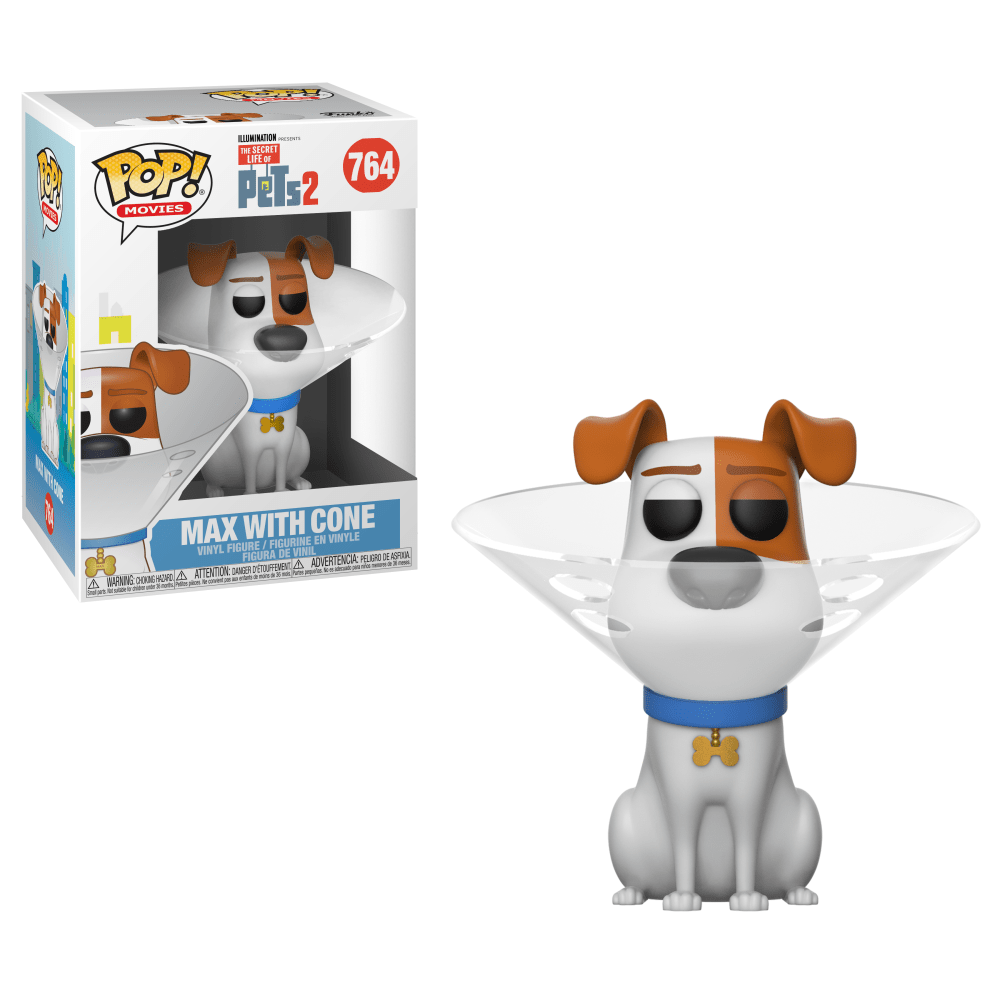 FU37888 Funko POP! Secret Life of Pets 2 - Max with Cone Vinyl Figure #764