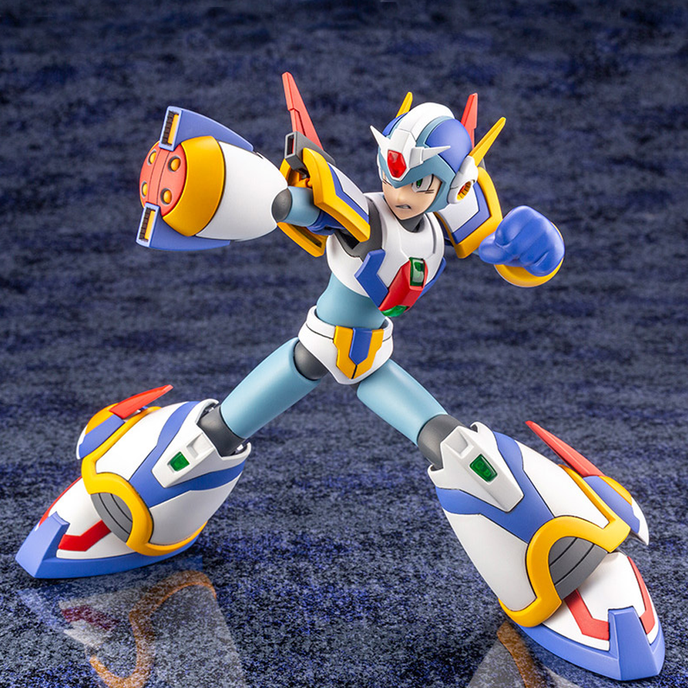 KOTOBUKIYA Plastic Model Kits: Mega Man X - Mega Man X (X4 Force Armor X) 1/12 Scale Model Kit