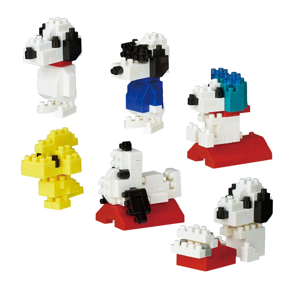 Nanoblock: Mininano Series: Peanuts Vol. 1 Box of 6