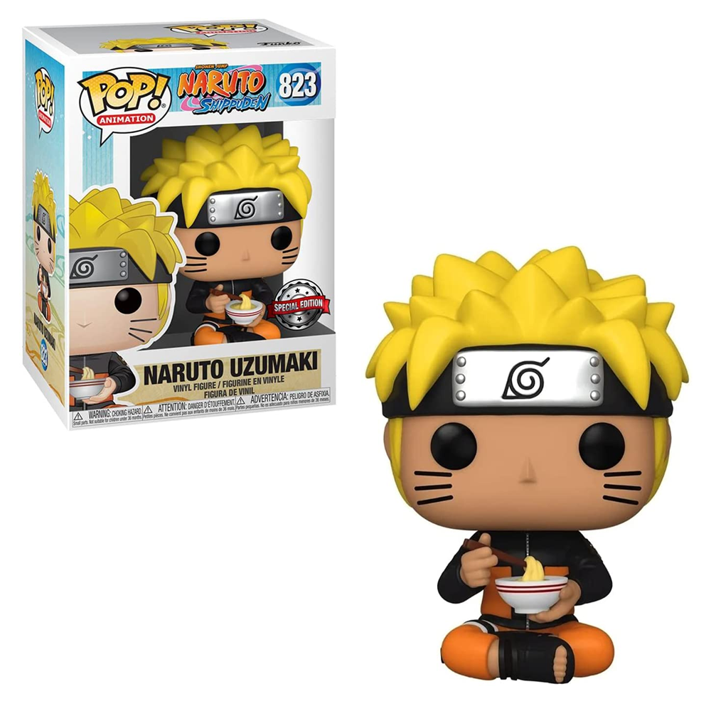 FU50344-IE Funko POP! Naruto Shippuden - Naruto with Noodles Vinyl Figure #823 Special Edition Exclusive [READ DESCRIPTION]