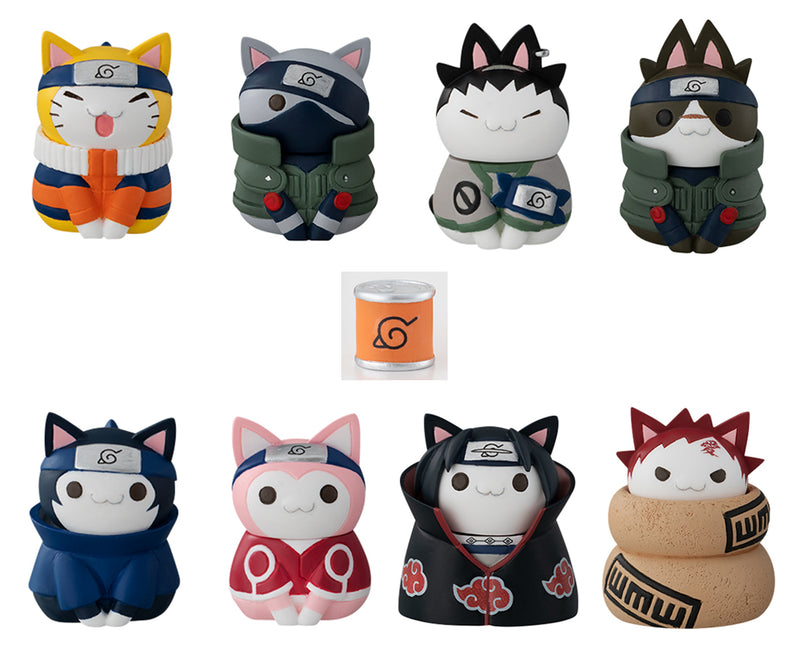 [PRE-ORDER] Megahouse: Naruto - Naruto-Nyaruto! Cats Of Konoha Village with Premium Can Mascot