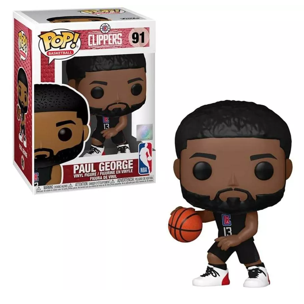 FU51011 Funko POP! NBA: Clippers - Paul George (Alternative Jersey) Vinyl Figure #91