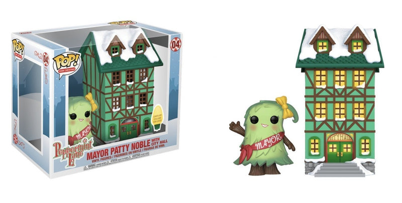 FU44424 Funko POP! Town: Peppermint Lane - Mayor Patty Noble with City Hall Vinyl