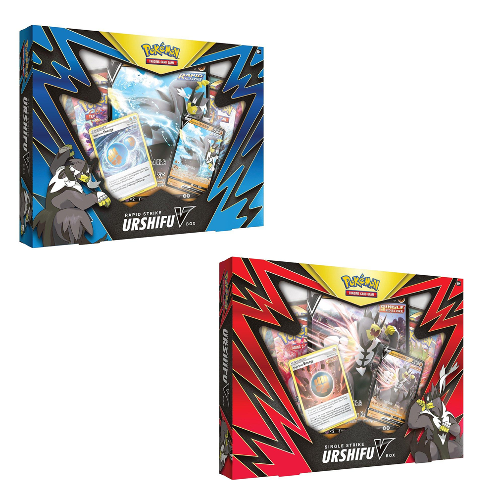 Pokemon Trading Card Game: Single/Rapid Strike Urshifu V Box (Random A Pokemon Trading Card Game: Single/Rapid Strike Urshifu V Box (Random A