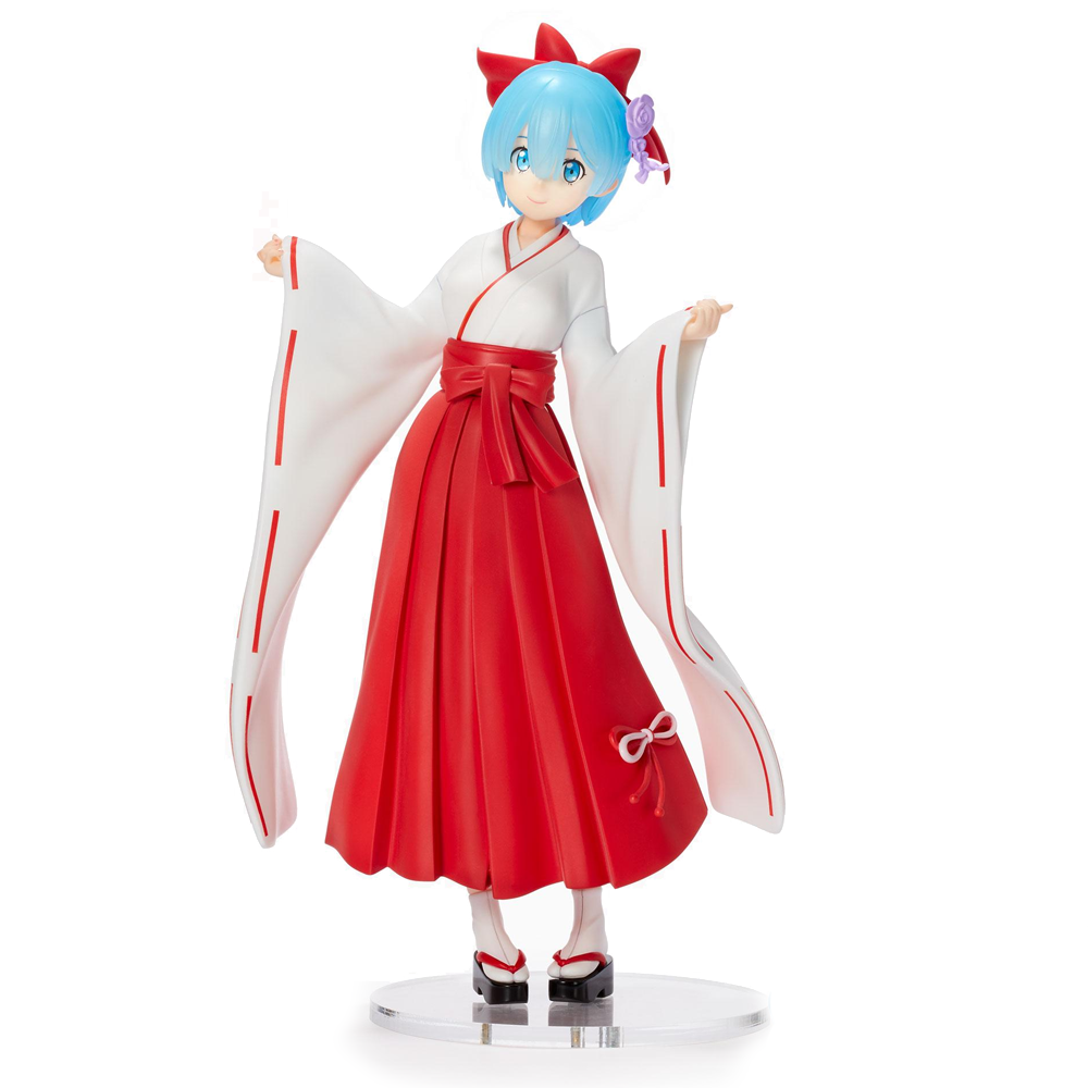 SEGA: Re:Zero Starting Life in Another World - Rem (Shrine Maiden Style) Super Premium Figure