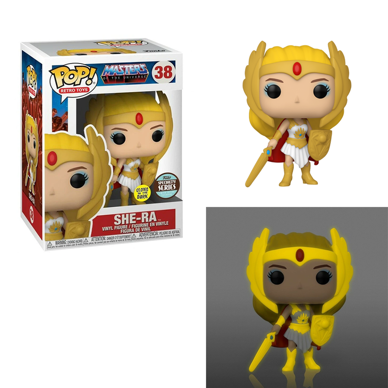 FU51438 Funko POP! Masters of the Universe - Classic She-Ra (Glow In The Dark) Specialty Series Exclusive Vinyl Figure