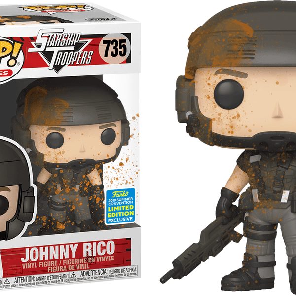 POP Funko Starship Troopers 735 Johnny Rico Convention 2019 POP Funko Starship Troopers 735 Johnny Rico Convention 2019