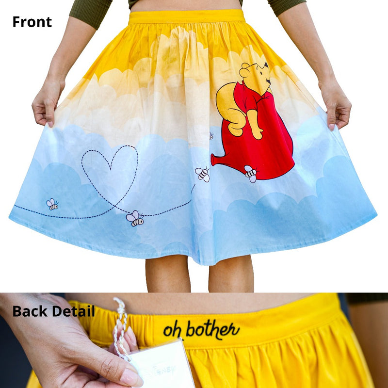 Stitch Shoppe by Loungefly: Disney Winnie the Pooh - Balloon Clouds "Sandy" Skirt with Pockets