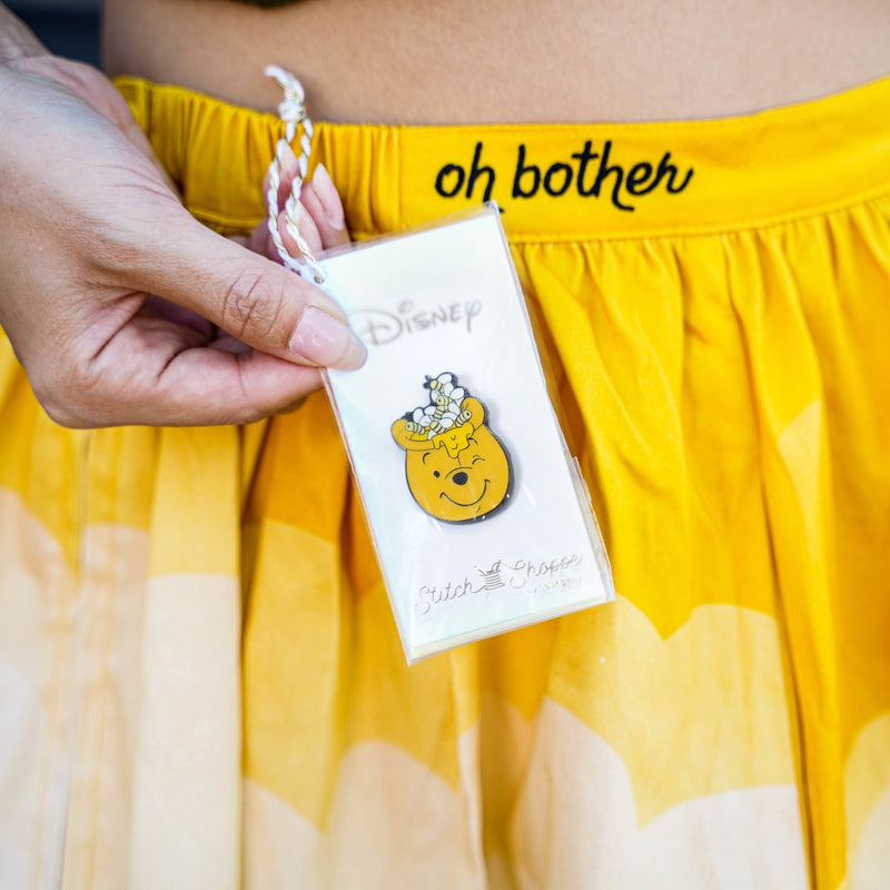 Stitch Shoppe by Loungefly: Disney Winnie the Pooh - Balloon Clouds "Sandy" Skirt with Pockets
