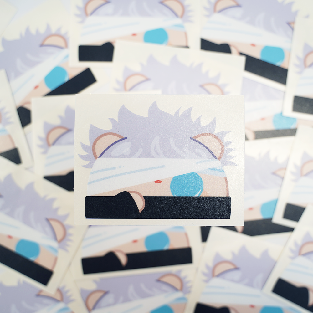 Shumi Mascot: Jujutsu Kaisen - Satoru Gojo Peeker Sticker