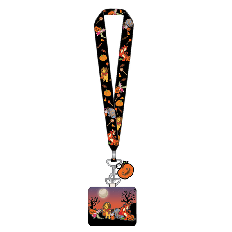 Loungefly: Disney - Winnie The Pooh Halloween Gang Lanyard with Cardholder